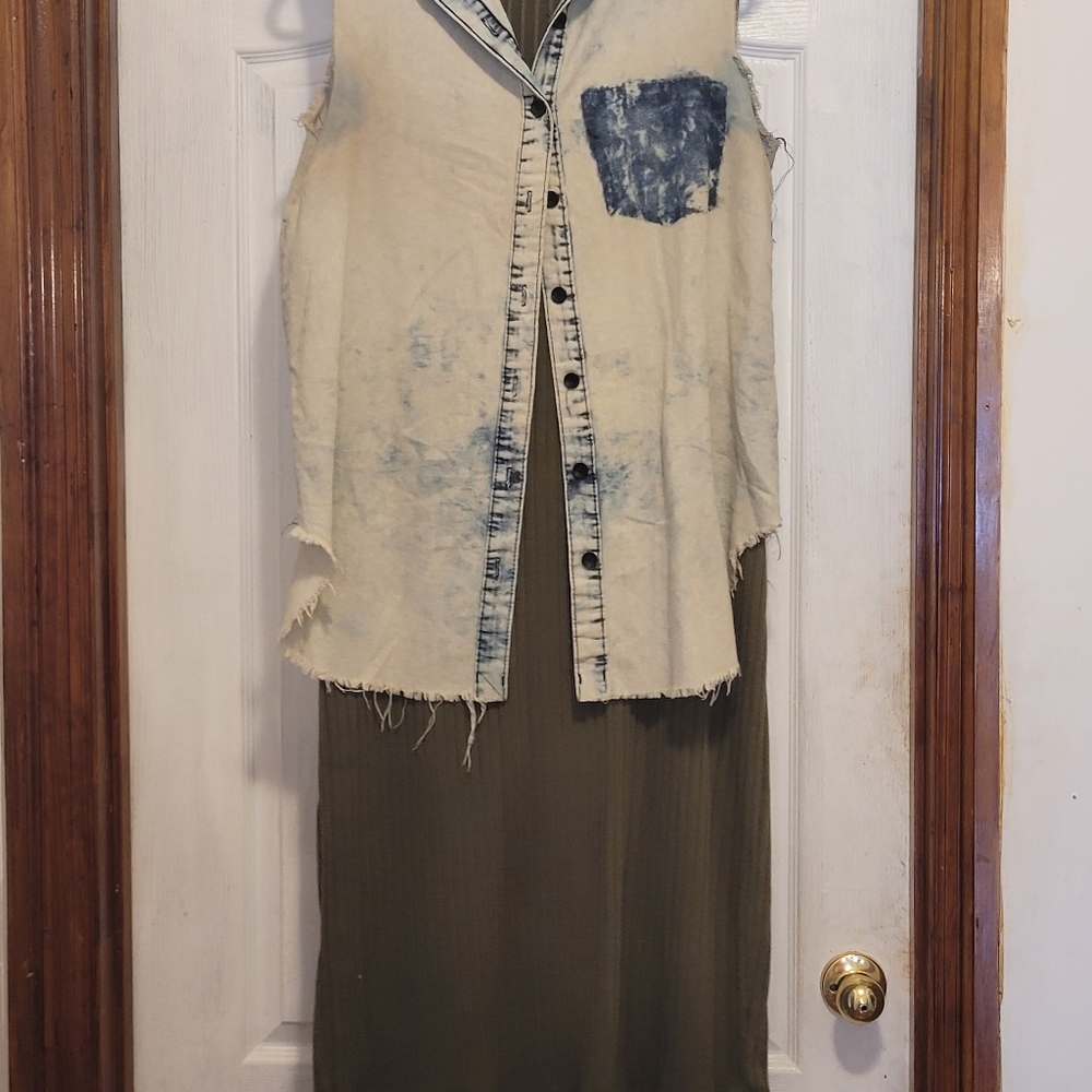 Acid wash cover and sundress